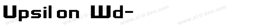 Upsilon Wd字体转换